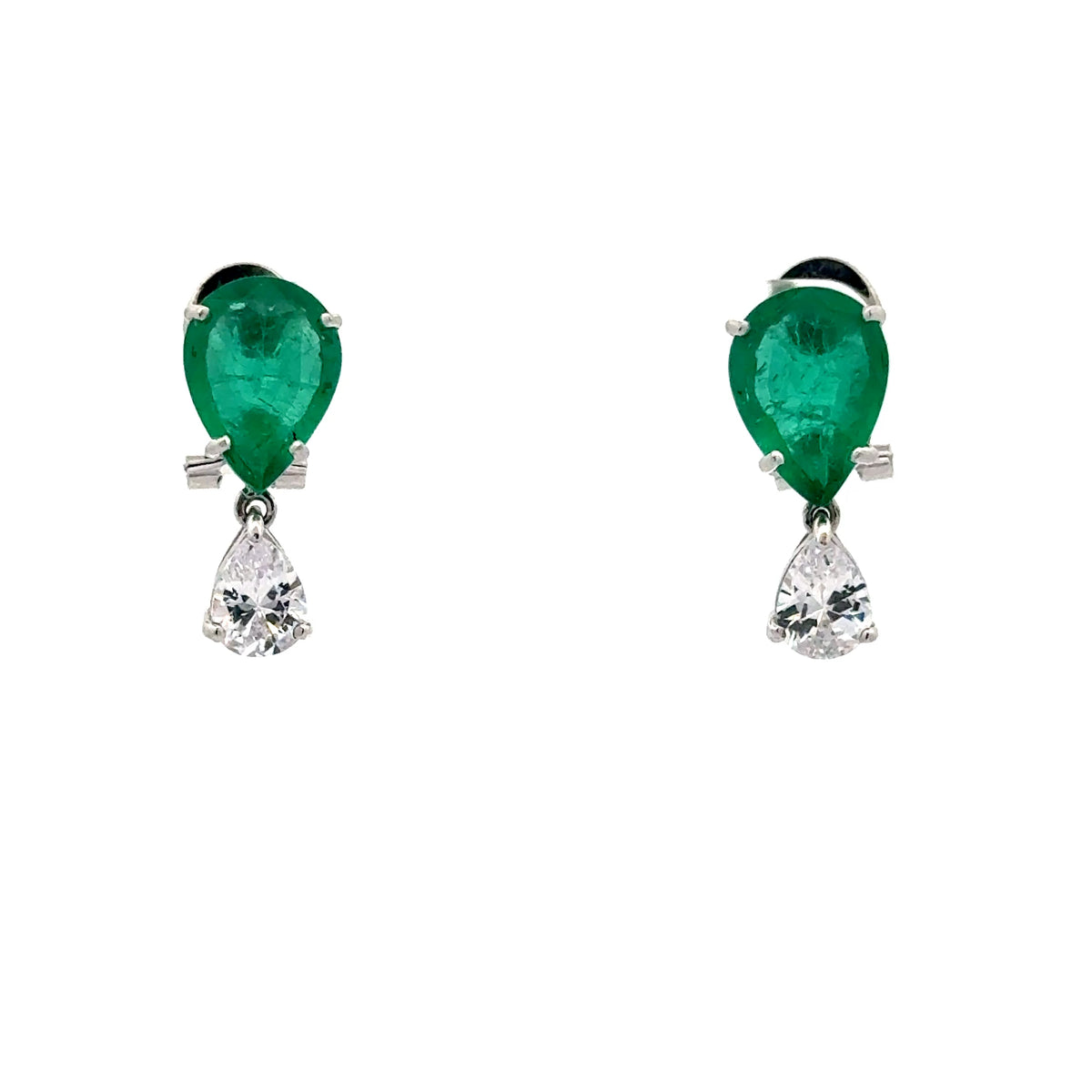 Emerald Drop Earrings