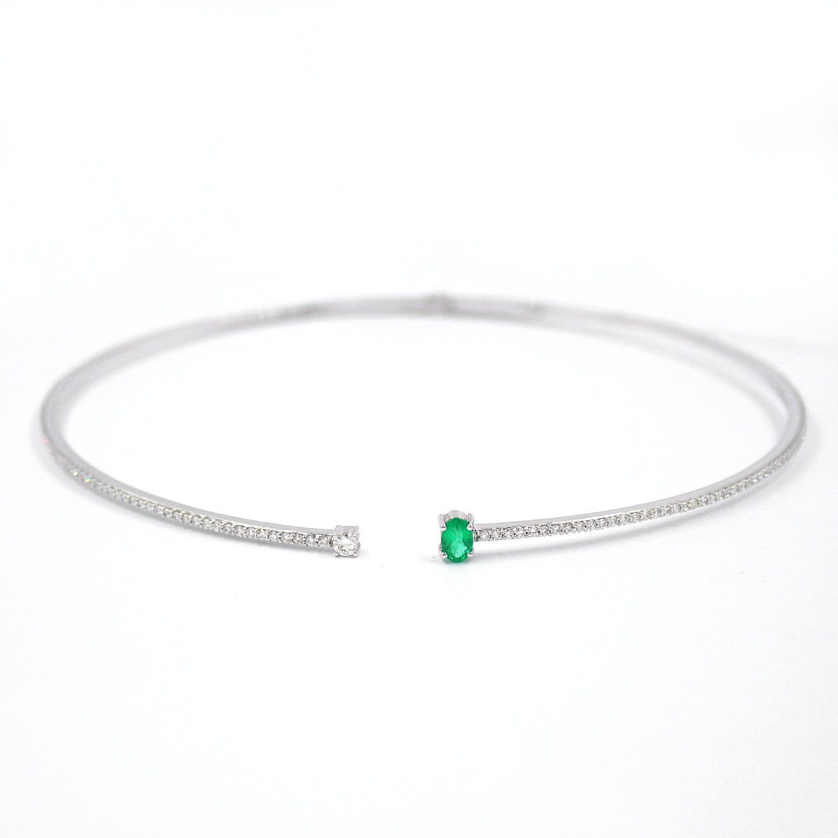 Aprire Emerald and Diamond Choker