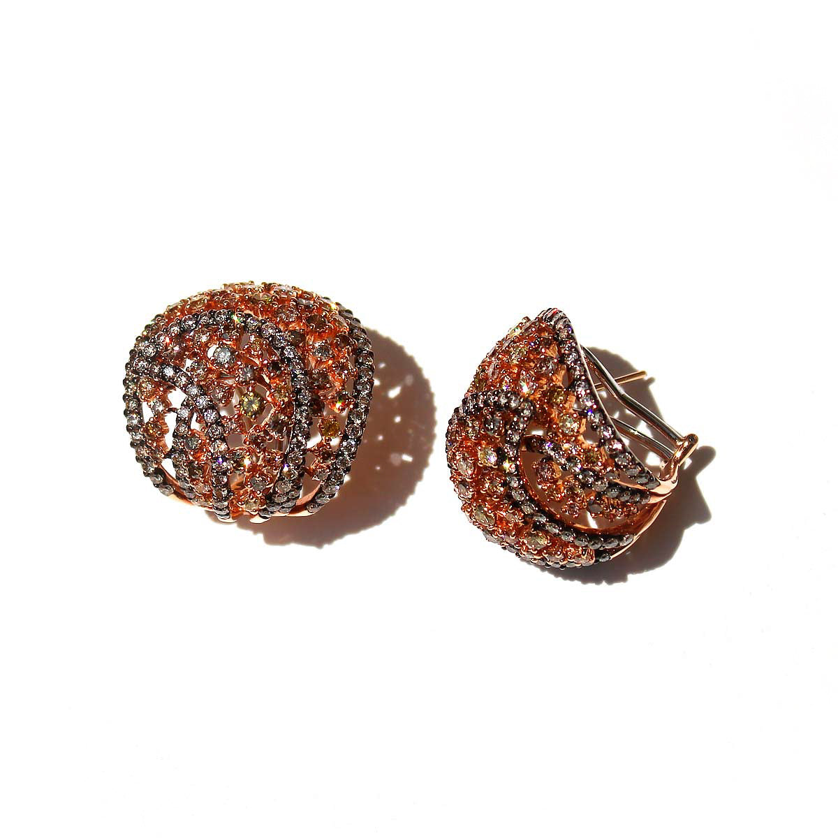 Bruna Brown Diamond Earrings