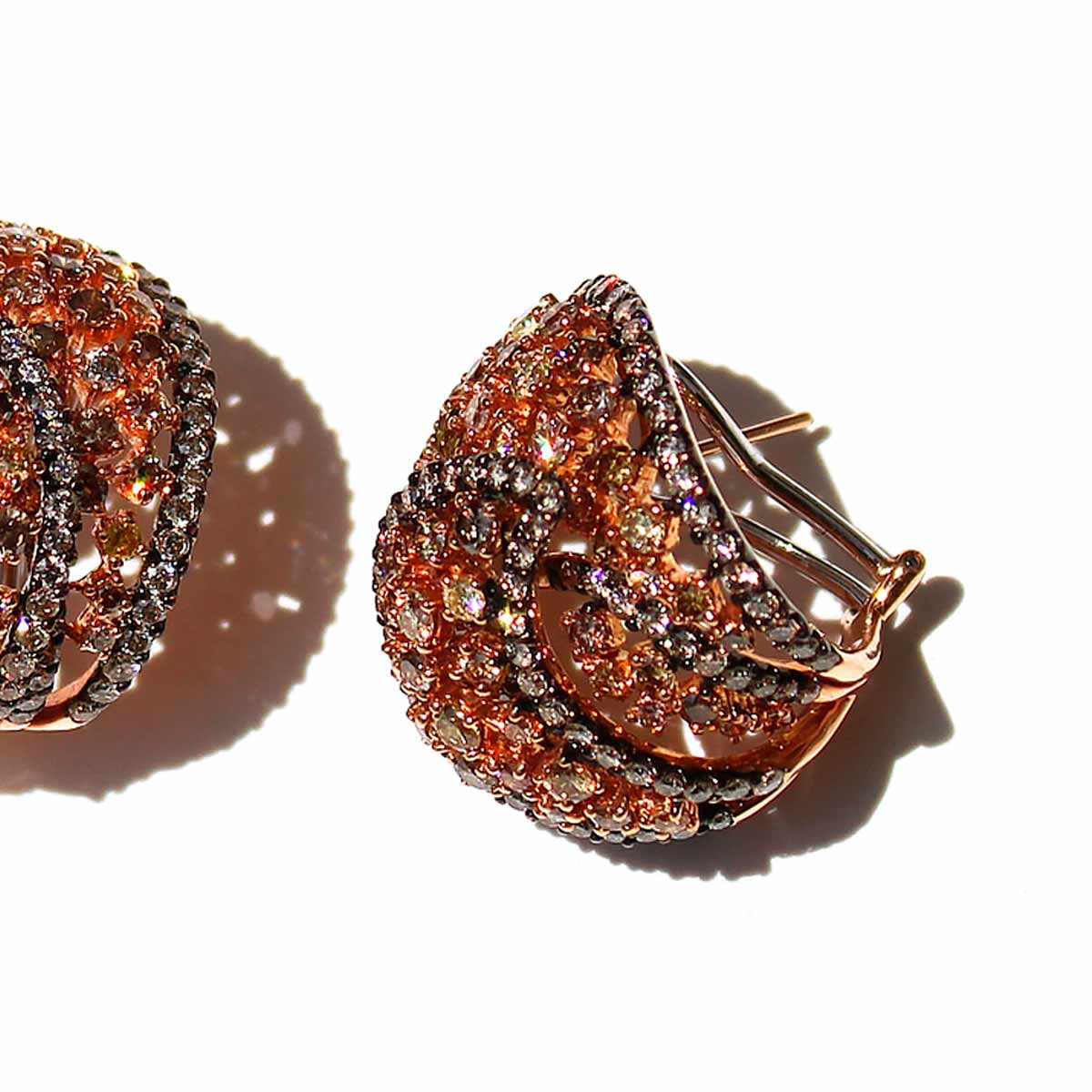 Bruna Brown Diamond Earrings