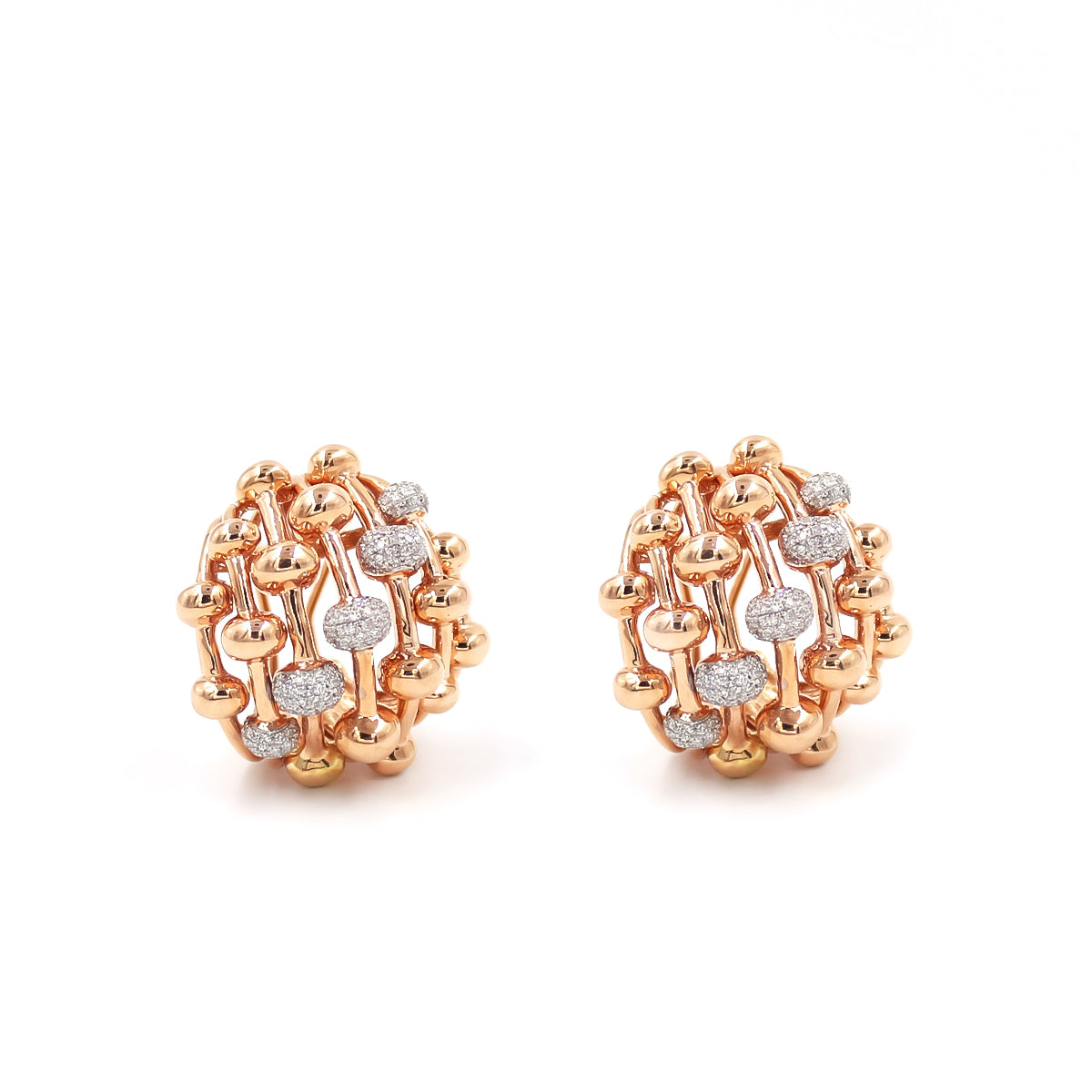 Diagonal Diamond Earrings