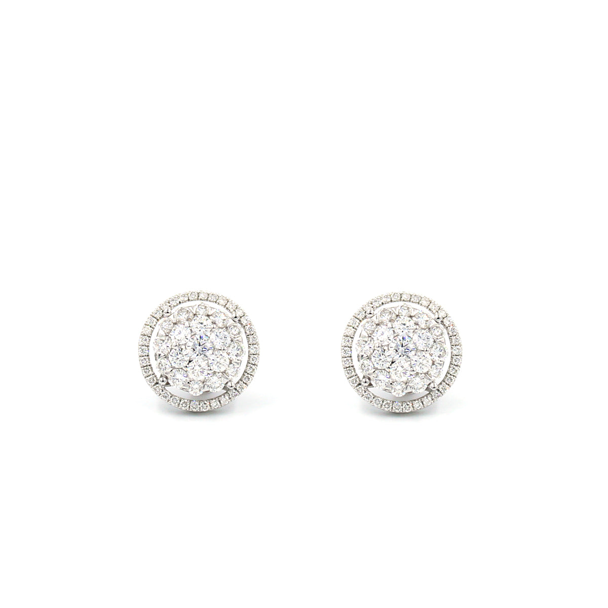 Diamond Cluster Studs