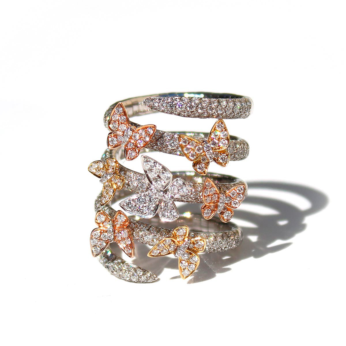 Farfalla Diamond Butterfly Ring
