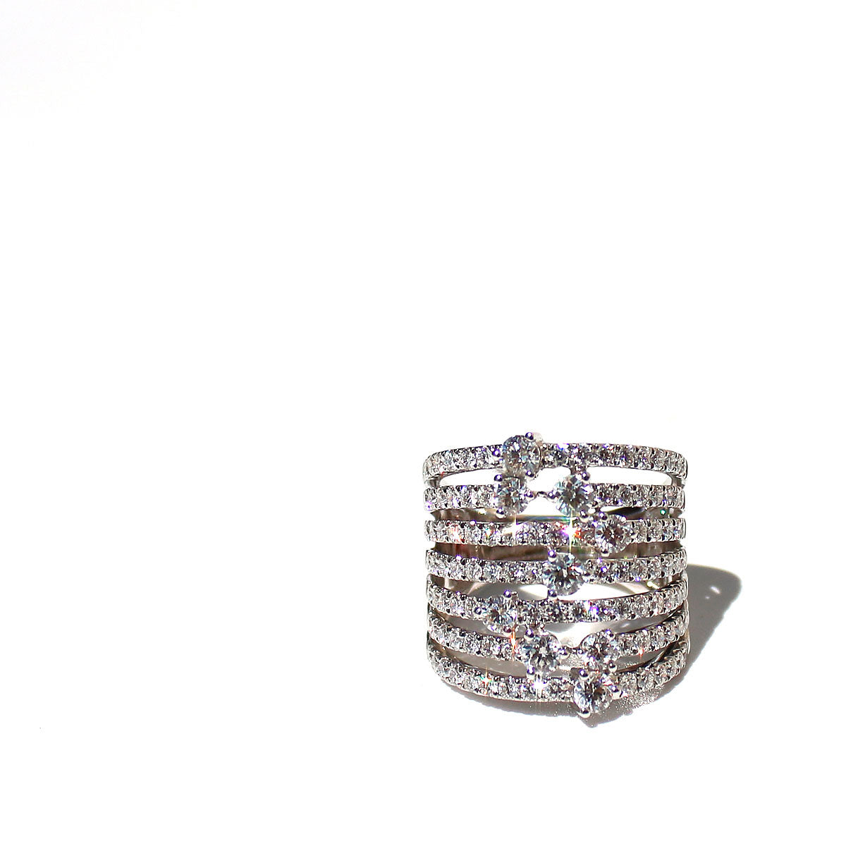 Striscia Diamond Ring