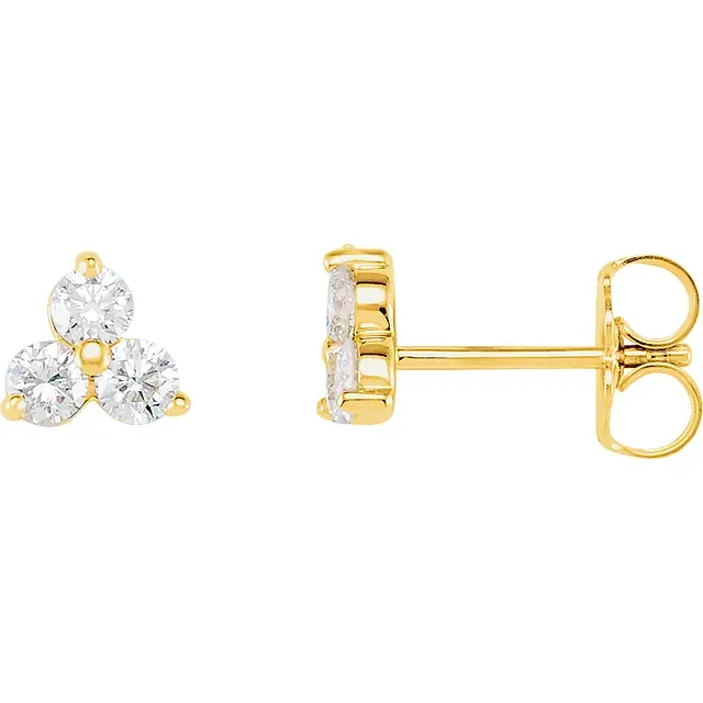 Tripletta Diamond Studs