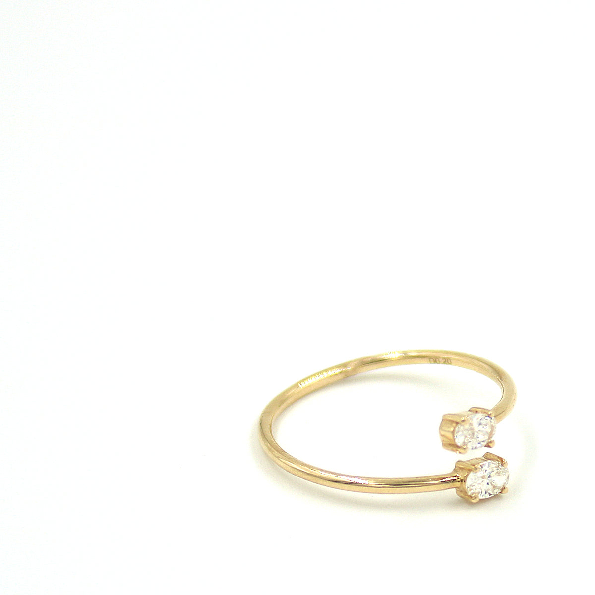Flexible Double Diamond Ring