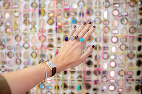 Signature - Lapis Lazuli and Diamond Ring