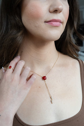 Signature - Ruby and Diamond Double-Lariat Necklace