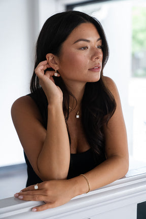 Mother of Pearl Drop Earrings