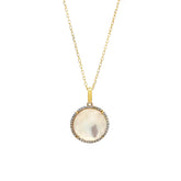 Signature - Mother of Pearl and Diamond Necklace
