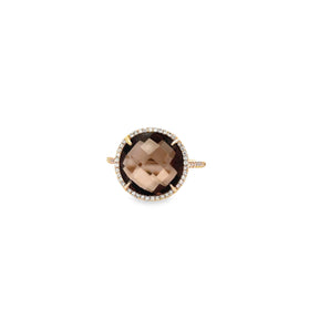 Signature - Smokey Quartz and Diamond Ring