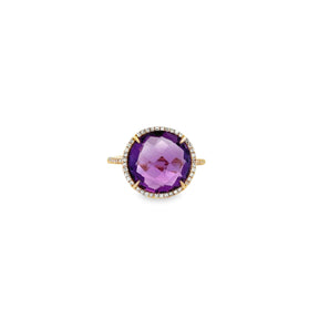 Signature - Amethyst and Diamond Ring