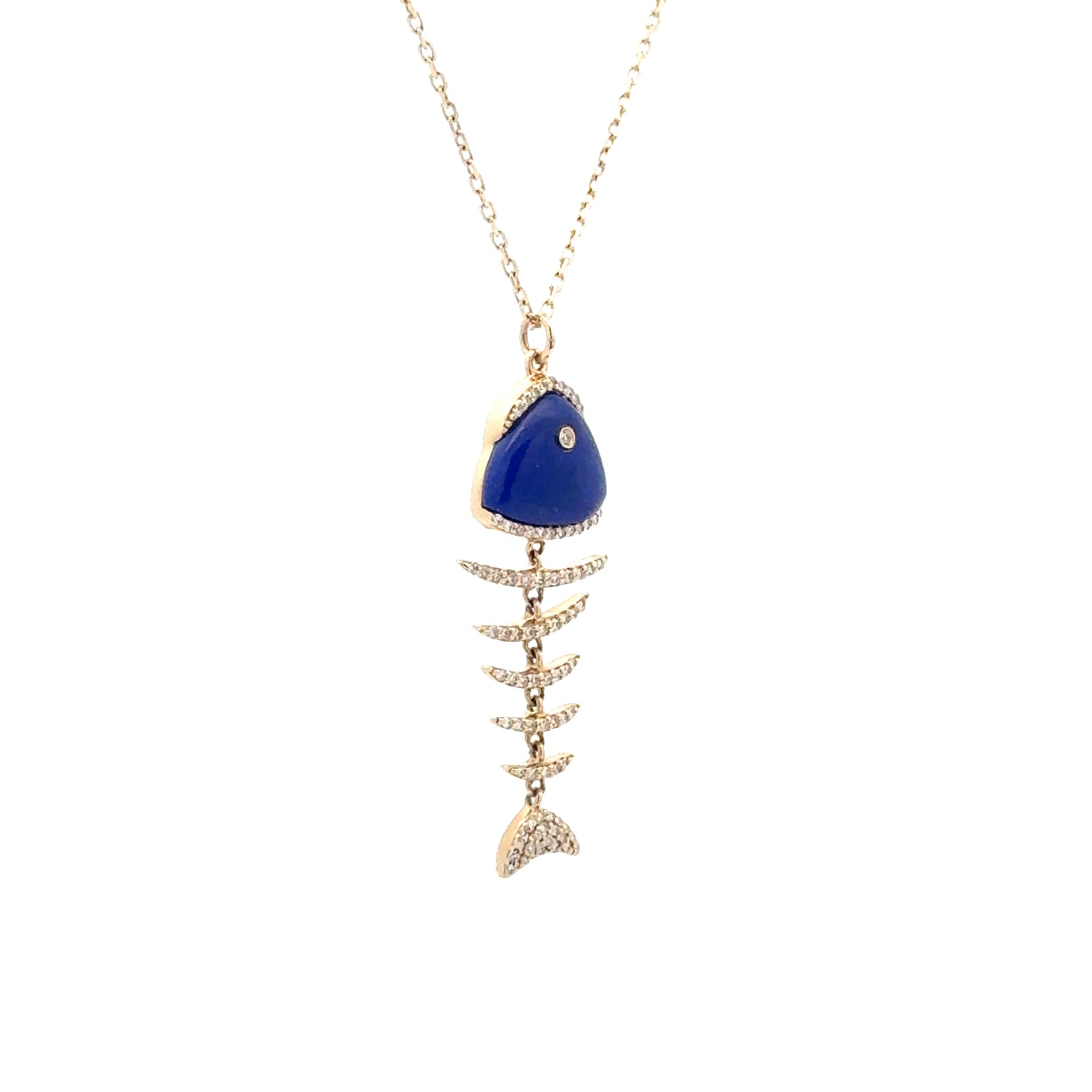 Lapis Lazuli Pesce Necklace