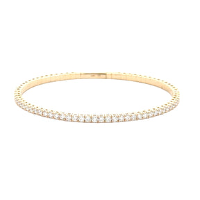 Flexible Diamond Tennis Bangle