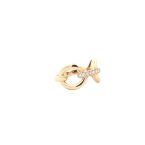 Horse-bit Diamond Ring