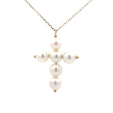 Pearl Cross Necklace