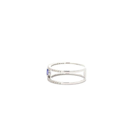 Tanzanite and Diamond Ring
