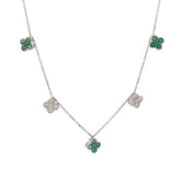 Emerald and Diamond Lucky Necklace