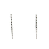 Geometric Diamond Drop Earrings