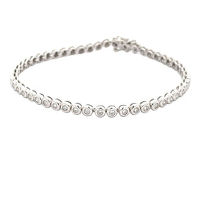 Cupcake Bezel-Set Tennis Bracelet