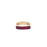 Ruby Geometric Ring