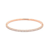 Flexible Diamond Tennis Bangle
