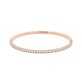 Flexible Diamond Tennis Bangle