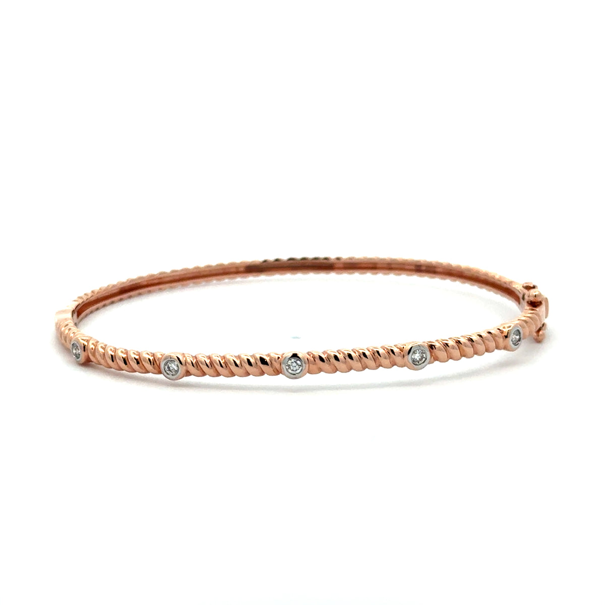 Alba Bangle in Rose Gold