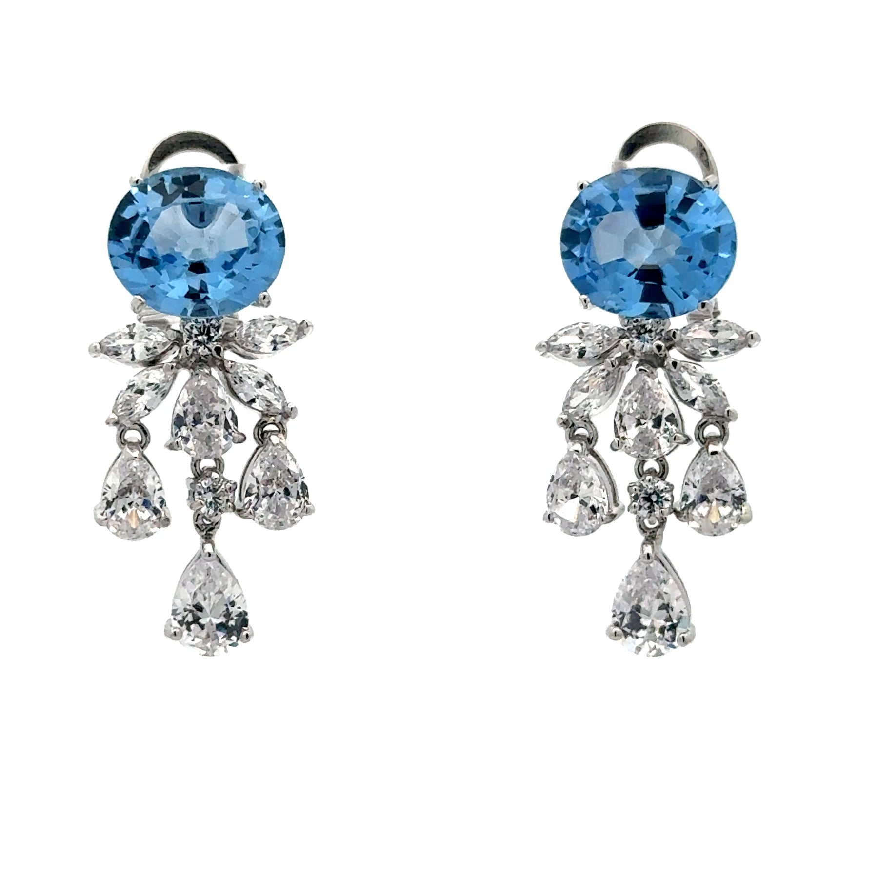Aquamarine Royale Earrings