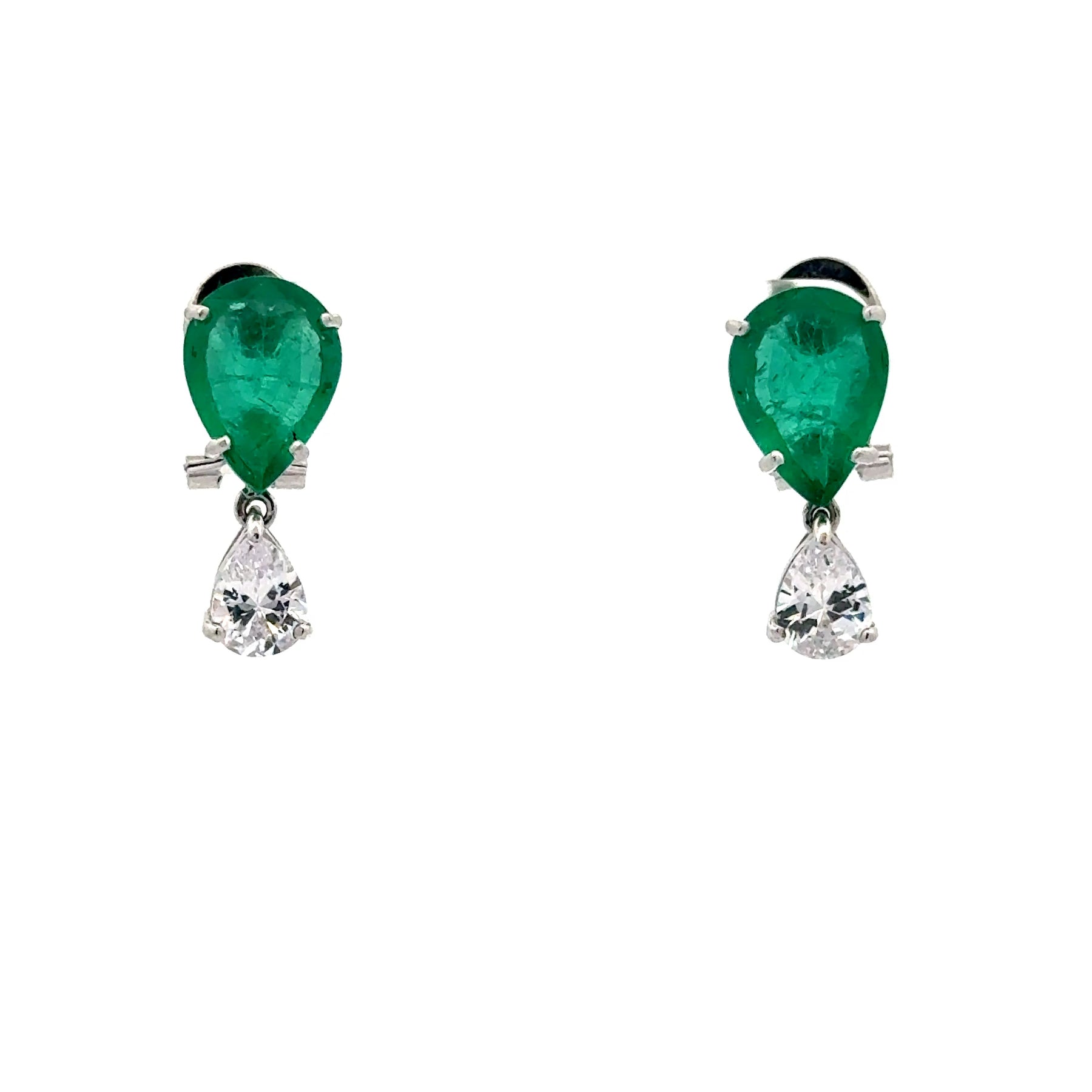 Emerald Drop Earrings