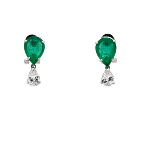 Emerald Drop Earrings
