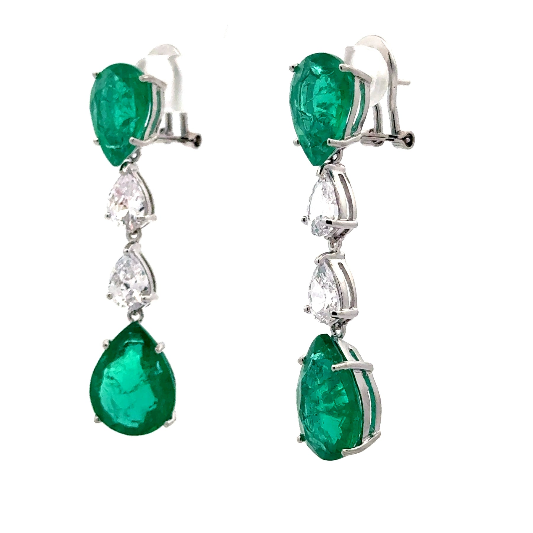 Emerald Teardrop Earrings