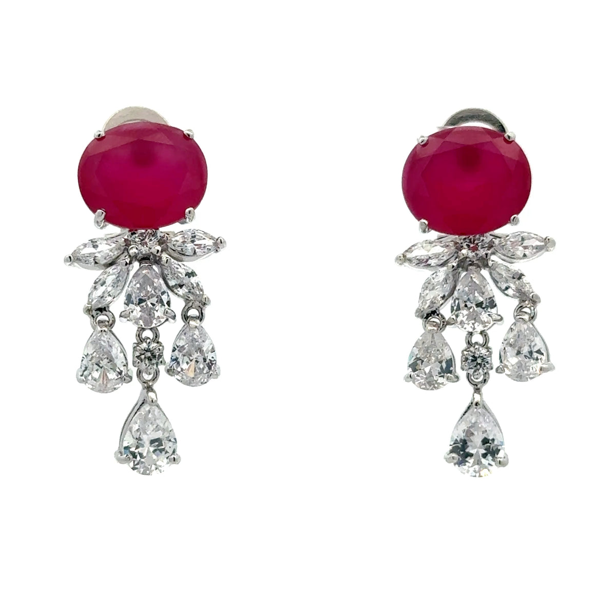 Ruby Royale Earrings