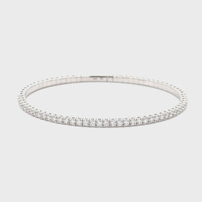 Flexible Diamond Tennis Bangle