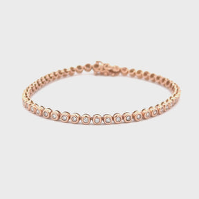Cupcake Bezel-Set Tennis Bracelet