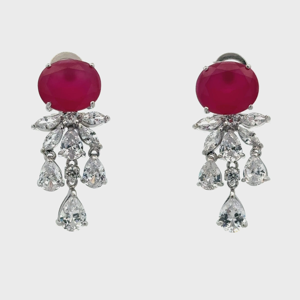 Ruby Royale Earrings