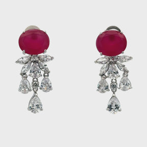 Ruby Royale Earrings