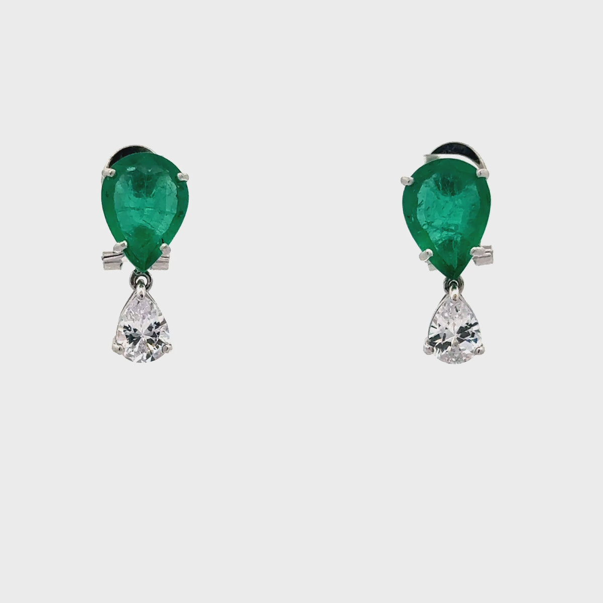 Emerald Drop Earrings