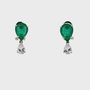 Emerald Drop Earrings
