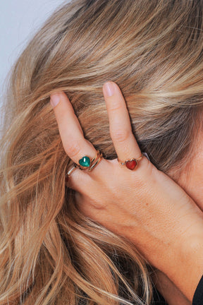 Blair Emerald Heart Ring