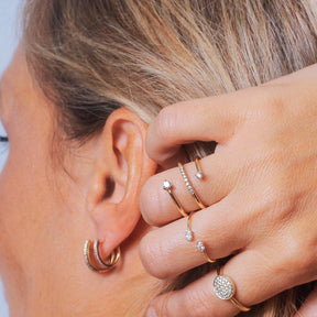 Diamond Spiral Ring