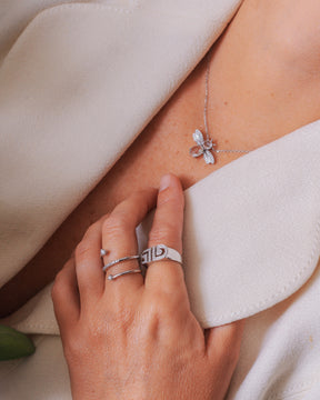 Diamond Spiral Ring