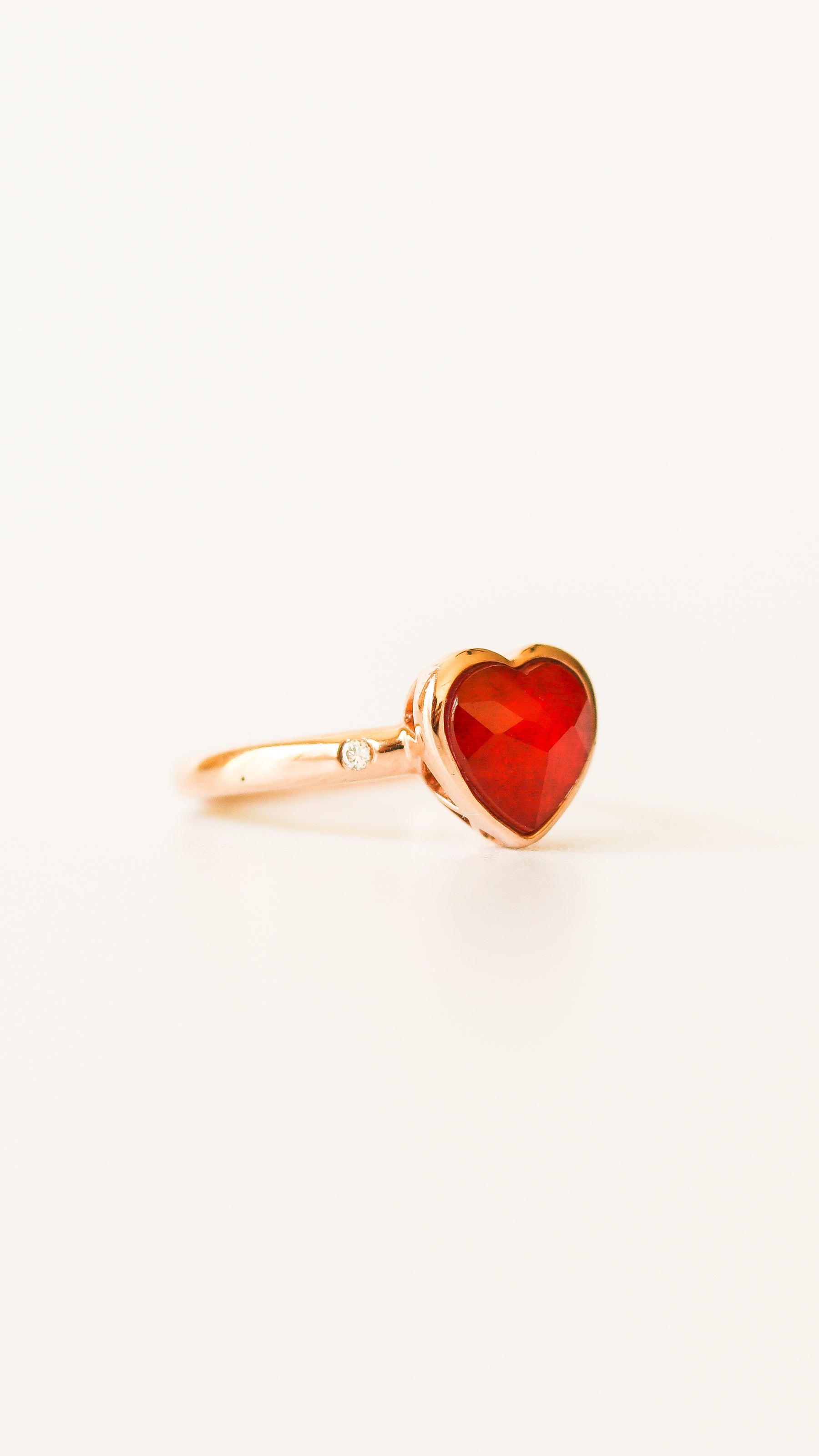 Blair Ruby & Diamond Heart Ring