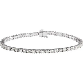 4 Carat Diamond Tennis Bracelet
