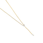Laza Diamond Lariat Necklace