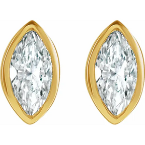 Marchesa Solitaire Diamond Earrings
