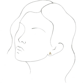 Sigla Diamond Initial Studs