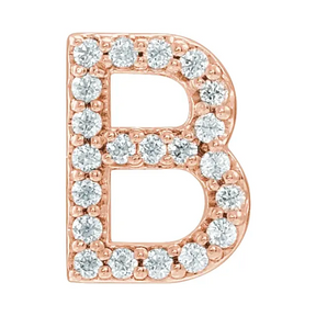 Sigla Diamond Initial Studs