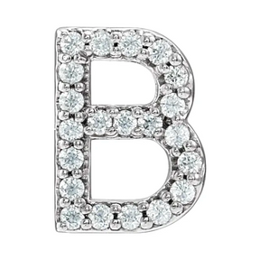 Sigla Diamond Initial Studs