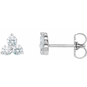 Tripletta Diamond Studs